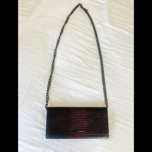 All Saints, Chain Leather Wallet Crossbody